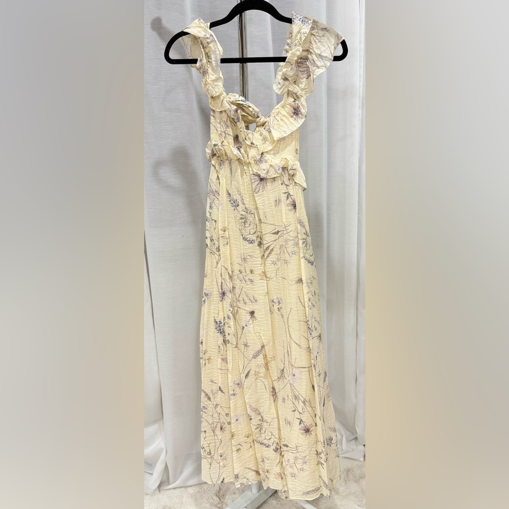 H&M Lyocell-blend Ruffled Dress - Picture 13 of 13